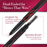 YBF Beauty Eyebrow Pencil - Universal Automatic Brow Pencil With Spoolie Brush - Perfect Eyebrow Makeup Shaper and Filler For Women - All Hair Colors & Skin Tones - Taupe Eyebrow Liner - 2 Pack