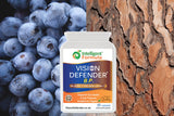 Vision Defender BP Eye Supplement: Bilberry and Pine Bark Extracts for Eye Pressure and Eye Health Support (60 Vegan Capsules)