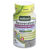 Nature's Essentials Resveratrol 500mg | Full Spectrum Trans-Resveratrol | Advanced Cyclosome Liposomal Delivery | Non-GMO, Gluten Free, Vegetarian | 90 Tablets