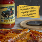 Hoboken Farms Low Sodium Marinara Sauce - Keto Certified, No Sugar Added, Non GMO Project Verified, Kosher, Vegan, Plant Based, and Paleo Friendly (2-Pack)