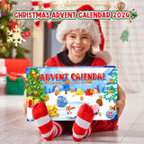 Maylai Christmas Advent Calendar 2024 for Kids - 24 PCS Animal Pull Back Cars Vehicle Toy 24 Days Countdown Christmas Calendar Race Cars for Boys Girls Toddlers, Creative Christmas Presents