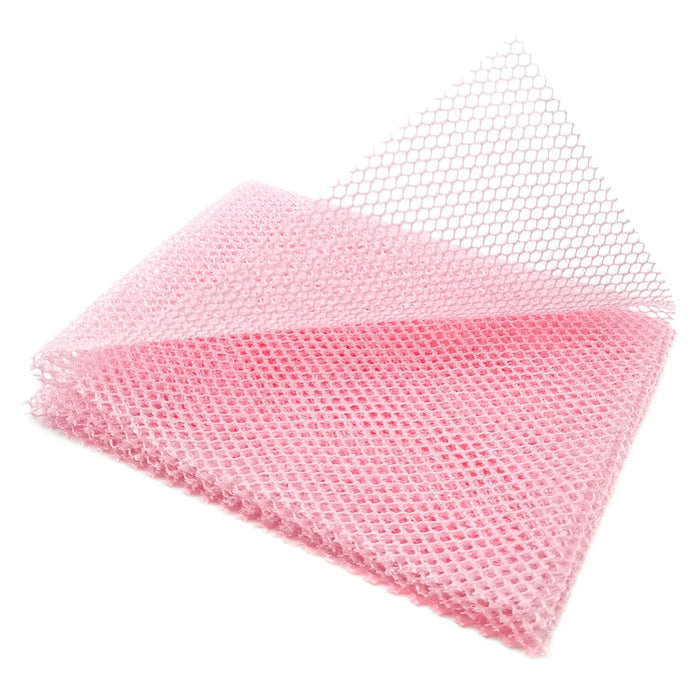 Quacc African Exfoliating Net Long Bath Net Sponge Nylon African Net Sponge Cloth for Daily Bath Shower (Pink)