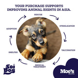 Moe’s Skin & Coat Omega 3, 6, 9 and Vitamin Supplement for Dogs- Supports Dryness, Itch Relief, & Thick, Shiny Coats- Premium Wild Alaskan Salmon Oil- For All Ages and Breeds- 90 Salmon Flavored Chews