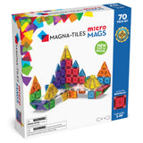 MAGNA-TILES microMAGS 70-Piece Deluxe Magnetic Construction Set, The Original Magnetic Building Brand