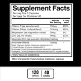 American Standard Supplements Quercetin 1000mg Per Serving with Zinc, Vitamin C, Vitamin D3, Magnesium, Elderberry, Echinacea, Turmeric, Astragalus - Gluten Free, Non-GMO, 120 Capsules, 40 Servings
