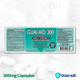 GUAI-AID 100 300mg Guaifenesin Ultra-Pure Expectorant Veg Capsules