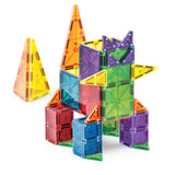 MAGNA-TILES Combo 62-Piece Magnetic Construction Set, The Original Magnetic Building Brand