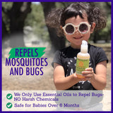 California Baby Natural Bug Repellent Spray | Citronella & Lemongrass Bug Spray | DEET-Free | Repels Mosquitoes | Allergy Friendly | Great Smell | Baby & Adult Insect Repellent Spray | 192 mL / 6.5oz