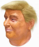 RAPGET Donald Trump Mask Presidential Candidate Mask - Realistic Latex Celebrity Costume for Adults - Great Halloween Party Accessory - Orange Hair Adult Size