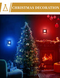 DORESshop Blue Night Light [2 Pack], Night Lights Plug Into Wall, Night Light, Dusk to Dawn Sensor, LED Night Light Adjustable Brightness, Bedroom, Bathroom, Hallway, Stairs, Christmas, Party