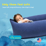 Ted Kangaroo Sensory Chair for Kids — Inflatable Peapod for Children, includes Electric Air Pump