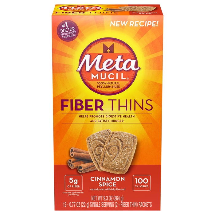 Metamucil Fiber Thins Size 24ct (Pack of 6)