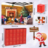 Advent Calendar 2024 Jigsaw Puzzle, 24 Boxes Packing 1008 Pieces Holiday Puzzle for Adults and Kids, Christmas Countdown Puzzles Gift Decorations, Warm Christmas Holiday Puzzles Gift (Baby)