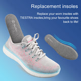 2 Pair -Shoe Inserts for Womens Memory Foam Insoles,Replacement Insoles for Work Boots Running Shoes, Cushion Shock Absorbing for Foot Pain Relief, Comfort Breathable Inner Soles 39EU,US8