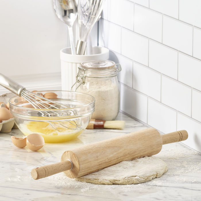 Farberware Classic Wood Rolling Pin, 17.75-Inch, Natural