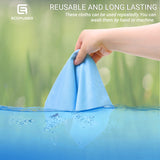 Microfiber Cleaning Cloths - 10 Pack - 6.6 x 6.2" - Double-sided Cleaning Cloths - Microfiber and Suede Cloth for Smartphones, LCD TV, Tablets, Laptop Screens, Camera Lenses and Other Surfaces