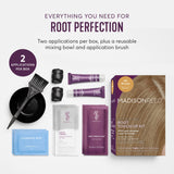 Madison Reed Root Perfection Permanent Root Touch Up, Dark Blonde 8N Bergamo, 10 Minutes for 100% Gray Root Coverage, Ammonia-Free Hair Dye, Two Applications