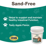 NaturVet Sand Free Horse Powder Supplement – Supports Healthy Intestinal Function, Sand Removal from Ventral Colon – Includes Psyllium Husk, Apple Flavoring – 15 lbs.