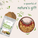 Micro Ingredients Organic Triphala Powder, 2 Pounds (Amla + Haritaki + Bibhitaki) | India Origin, Herbal Adaptogen Supplement, Supports Colon & Immune Health | Vegan, No GMOS