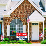 Trump 2024 Yard Sign, Trump Signs for Yard, 12" x 18" inches Double Sided with H-Metal Stake, Trump 2024 Signs for Yard, WNYTSA Yard Sign, Trump Signs, Donald Trump Yard Sign, Trump Lawn Sign