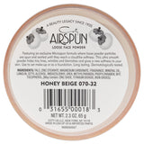 Coty Airspun Loose Face Powder 2.3 Ounce Honey Beige Light Peach Tone Loose Face Powder, for Setting or Foundation, Lightweight, Long Lasting, Pack of 1
