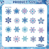 Tondiamo 20 Pcs Christmas Diamond Painting Keychain Kits 5D DIY Diamond Art Pendants Double Sided Snowflake Hanging Diamond Painting Key Chains for Christmas Party Decoration Kids DIY Ornaments