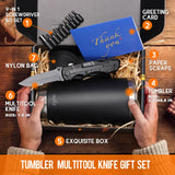 Gifts for Men Dad Brother,Tumbler Multitool Knife Set,Christmas Stocking Stuffers,Cool Gifts for Husband Boyfriend Guy Groomsmen Uncle,Birthday Gift Ideas for Men,Gifts for Men Who Wants Nothing