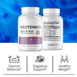 2 Pack Neotonics Skin and Gut Essential, Neotonics Skin & Gut, Neotonics Advanced Formula Skin Gut, Neotonics Review Neo Tonics Skin and Gut Health Supplement Pills, Neotronics (120 Caps)