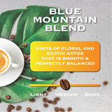 Magnum Exotics Coffee, Blue Mountain Coffee Blend - Whole Bean Coffee, Medium-Light Roast, Made from 100% Arabica Bean Coffee, Rich & Smooth Flavor, Fresh Roast - Blue Mountain Blend, 2 Lb (Pack of 1)