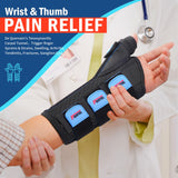 FEATOL 2 Pack Wrist Brace with Thumb Spica Splint for Dequervains Tendonitis, Carpal Tunnel, Tendonitis, Arthritis-Thumb Brace for Pain Relief-Thumb Support for Left And Right-Small/Medium