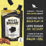 Wiley Wallaby Licorice 24 Ounce Classic Gourmet Soft & Chewy Australian Black Licorice Candy Twists, 2 Pack