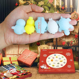 Mochi Squishy Advent Calendar 2024,Squishy Animal Christmas Countdown Calendar,24 Days Surprise, Non-Toxic Relief Stress Christmas Party Gifts for Boys and Girls Adults