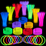 JOYIN Glow Sticks Bulk 1000 8" Glowsticks ; Glow Stick Bracelets; Glow Necklaces; Glow in The Dark, July 4th, Christmas, Halloween Party Supplies Pack, Football Party Supplies