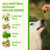 Animal Essentials Seasonal Allergy for Dogs & Cats - Allergy Relief, Licorice Root, Seasonal Support, Liquid Drops, Herbal Formula - 2 Fl Oz