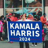 Probsin Kamala Harris 2024 Flag 3x5 Ft Double Sided Support Harris for President Banner Party Supplies Yard Signs Home Decor Hanging Poster for College Room Man Cave Welcome Photo Backdrop