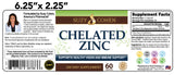 Suzy Cohen Chelated Zinc Supplements - 60 Capsules Gentle on The Stomach - Zinc is for Healthy Cell Growth and DNA Formation - Supports Healthy Immune Function and Skin Health