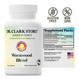 Dr Clark Superblend Wormwood Capsules - Vegetarian 330 mg, 100 Capsules - Wormwood Herb Without Artificial Preservatives, Wormwood Combination with Quassia