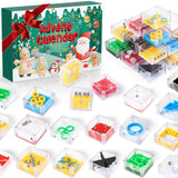 Advent Calendar 2023 Kids, 24 Days of Balance IQ Maze Game Fidget Sensory Toys for Toddlers, Autism, ADD, ADHD, Autistic, Classroom Reward, Party Favors, Brain Teaser Puzzles for Kids, Boys, Girls