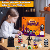 Halloween Advent Calendar 2024 Halloween Gifts for Kids, 31 Day Non Candy Countdown Calendar Gifts with Assorted Halloween Toys Suprise Gifts for Kids