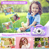 2024 Upgrade Kids Camera, Christmas Birthday Gifts for Girls Boys, 1080P HD Selfie Digital Video Camera for Toddlers, Cute Portable Little Girls Boys Gifts Toys for 3 4 5 6 7 8 9 Years Old