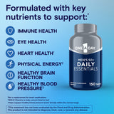 One A Day Men's Multivitamin – Daily Essentials for Men 50+, 150 Count