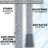 Rhinestone Designer - Exquisite Pearlz Graceful Lace Walking Cane Adjustable - Aluminum Shaft - Stylish Canes for Women and Men Stability - Seniors Walking Stick