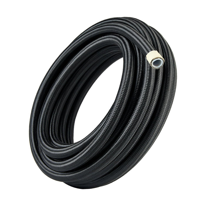 EVIL ENERGY 8AN PTFE Fuel Hose Line, AN8 Fuel Line E85 Nylon Braided 5FT Black
