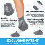 NEENCA Medical Compression Socks Women & Men, Pain Relief, Sport Protection, Nurses, Travel, Pregnancy—1 Pair. 20-30mmHg