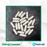 GUAI-AID 100 300mg Guaifenesin Ultra-Pure Expectorant Veg Capsules