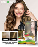 Herbishh Hair Color Shampoo for Gray Hair – Magic Hair Dye Shampoo – Colors Hair in Minutes–Long Lasting–500 Ml–3-In-1 Hair Color–Ammonia-Free | Herbishh (Linen)