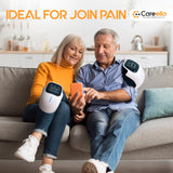 Careella Wireless Knee Massager with Heat and Red Light - Knee Heating Pad for Knee Pain - Vibration Knee Pain Relief - Heating Pad for Knees - Portable & Easy-to-Use Knee Therapy Equipment