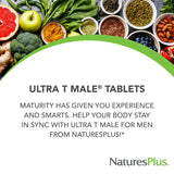 NATURE'S PLUS Ultra T-Male E/R Bi-Layer Tablets, 60 Count