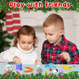 HelloJoy Christmas Pop Fidgets Advent Calendar 2024 for Boys Girls, 24 Days Countdown Calendar Push Pop Bubble Set Sensory Toys Pack for Kids Adult Teens, Xmas Party Favors Carnival Treasure Classroom Prizes