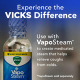 Vicks Warm Mist Humidifier - Air Humidifier for Bedroom, Home & Large Room, Baby, Kids and Adults Soothing Steam Vaporizer for Cough, Congestion, Allergies & Dry Air, VapoSteam Compatible